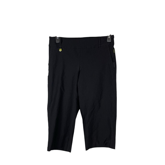 Swing Control Black Pull-On Crop Golf Pants Size 14 Style KS1200 - Picture 1 of 8